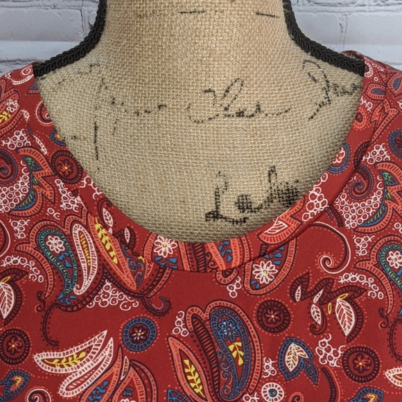 Loft Paisley Shirt Small - Picture 4 of 6
